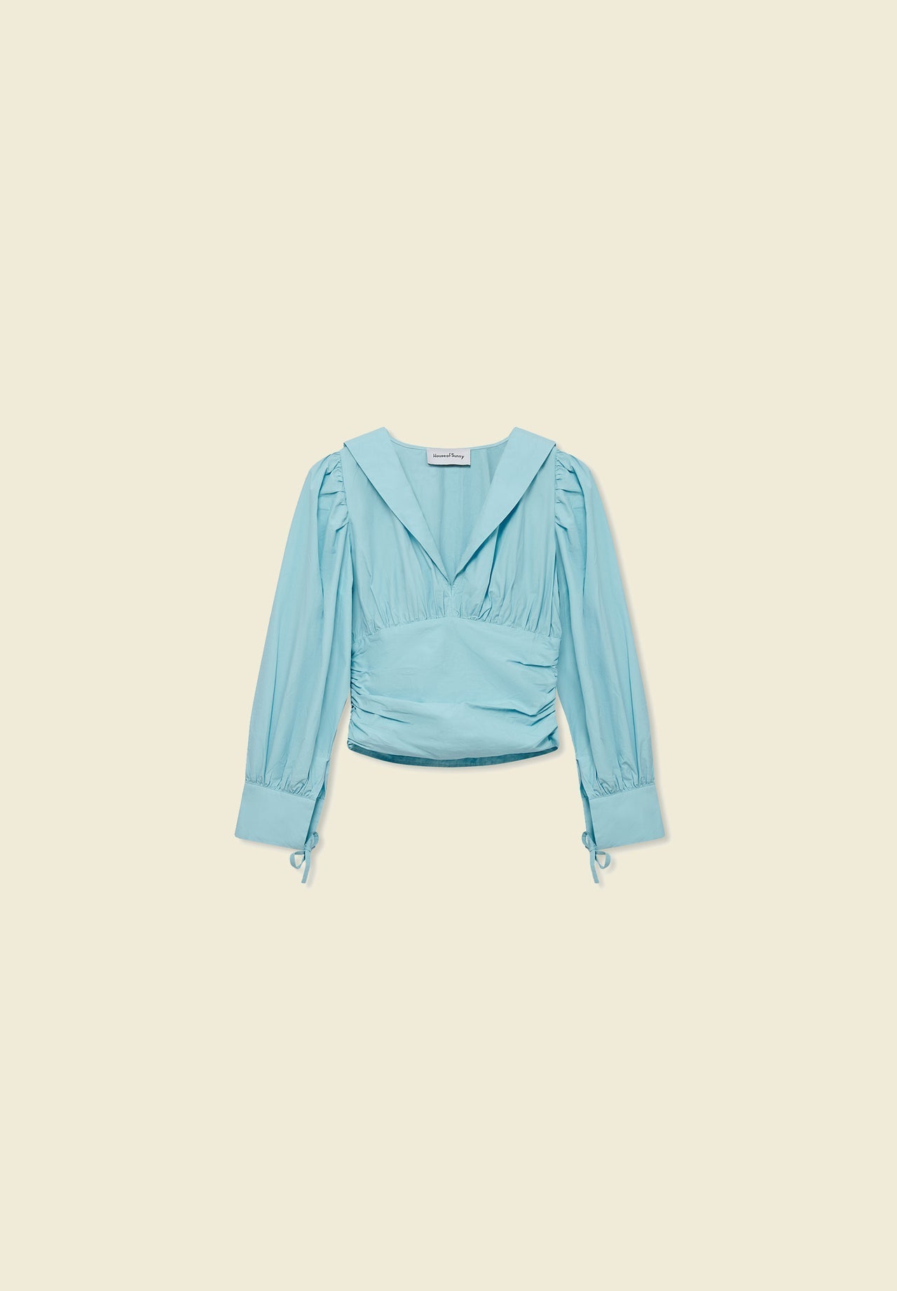 House Of Sunny - The Sail Blouse - Aqua-Tops-VOL2280