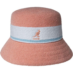 Kangol - Bermuda Stripe Bucket - Peach Pink-Accessoires-K3326ST
