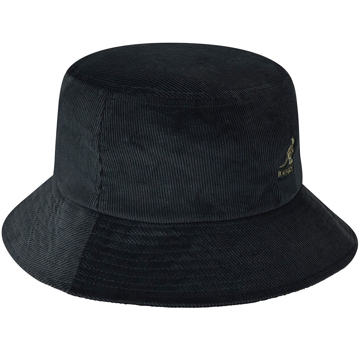 Kangol - Cord Bucket - Black-Accessoires-K4228HT