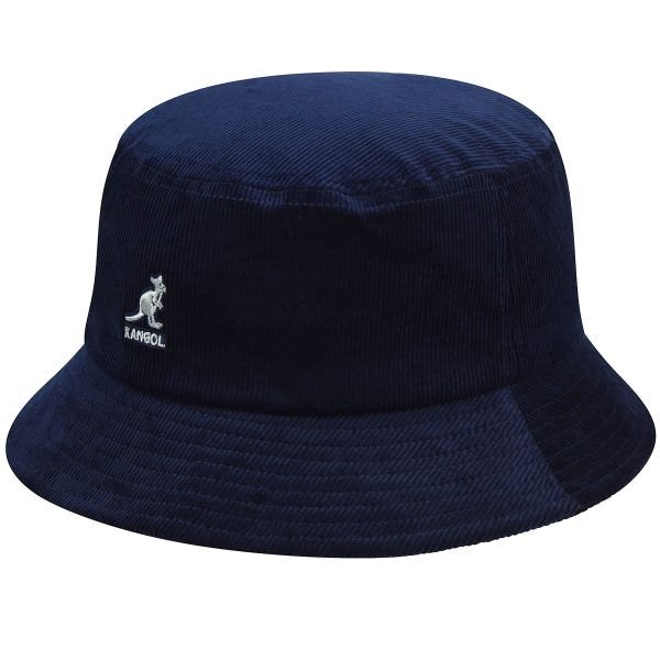 Kangol - Cord Bucket - Navy-Accessoires-K4228HT-Bleu-marine-bob-velour