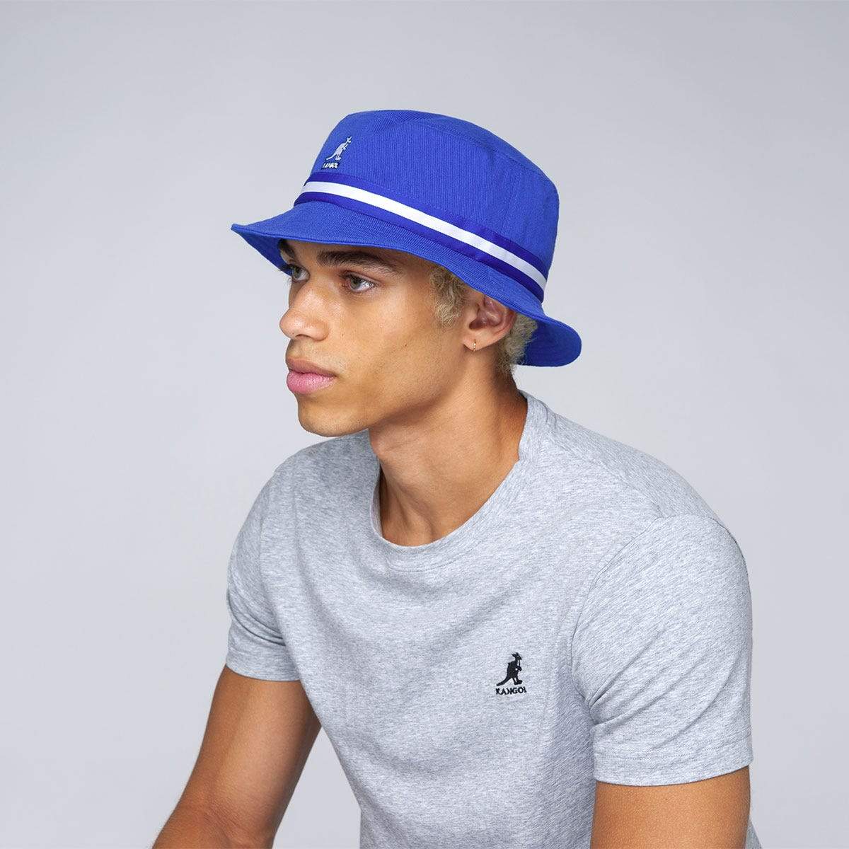 Kangol - Stripe Lahinch Mykonos - Blue-Accessoires-K4012SP