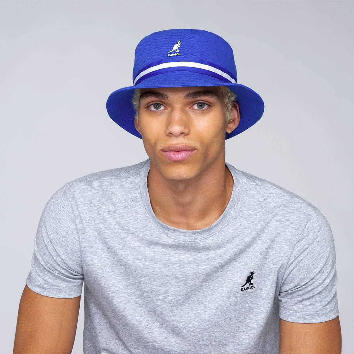 Kangol - Stripe Lahinch Mykonos - Blue-Accessoires-K4012SP
