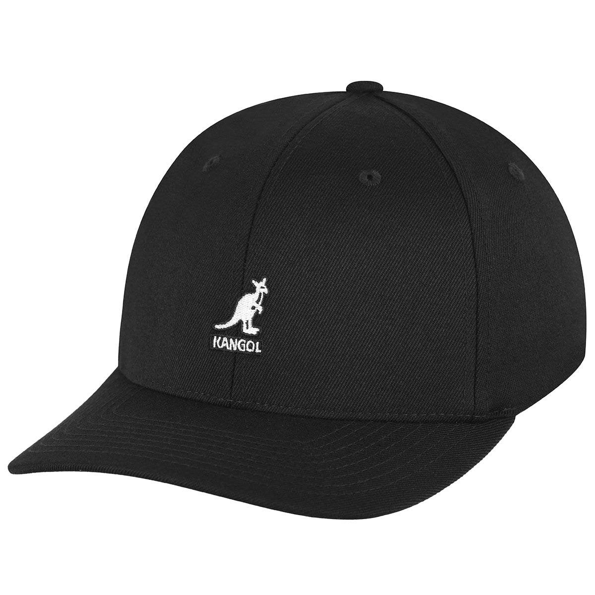 Kangol - Wool Flexfit Baseball - Black-Accessoires-8650BC
