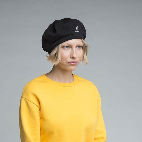 Kangol - Wool Jax Beret Black - UNISEXE-Accessoires-K3107ST
