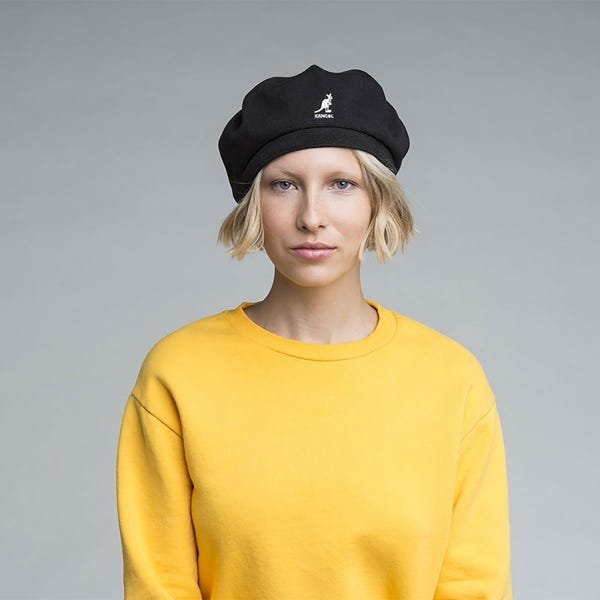 Kangol - Wool Jax Beret Black - UNISEXE-Accessoires-K3107ST
