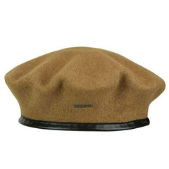 Kangol - Wool Monty Beret Wood - Original Military UNISEXE-Accessoires-0248HT
