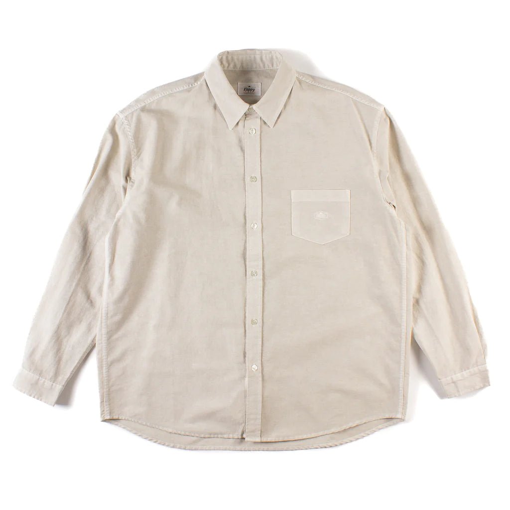 Kappy - Pigment Oxford Shirt - Oatmeal-Chemises-PIGOXOT
