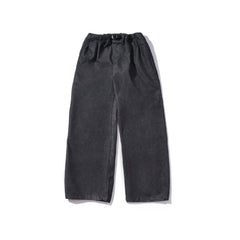 Kappy - Two Tuck Wide Denim Pants - Black-Pantalons et Shorts-TTWDMBK