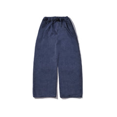 Kappy - Two Tuck Wide Denim Pants - Blue-Pantalons et Shorts-TTWDMBL