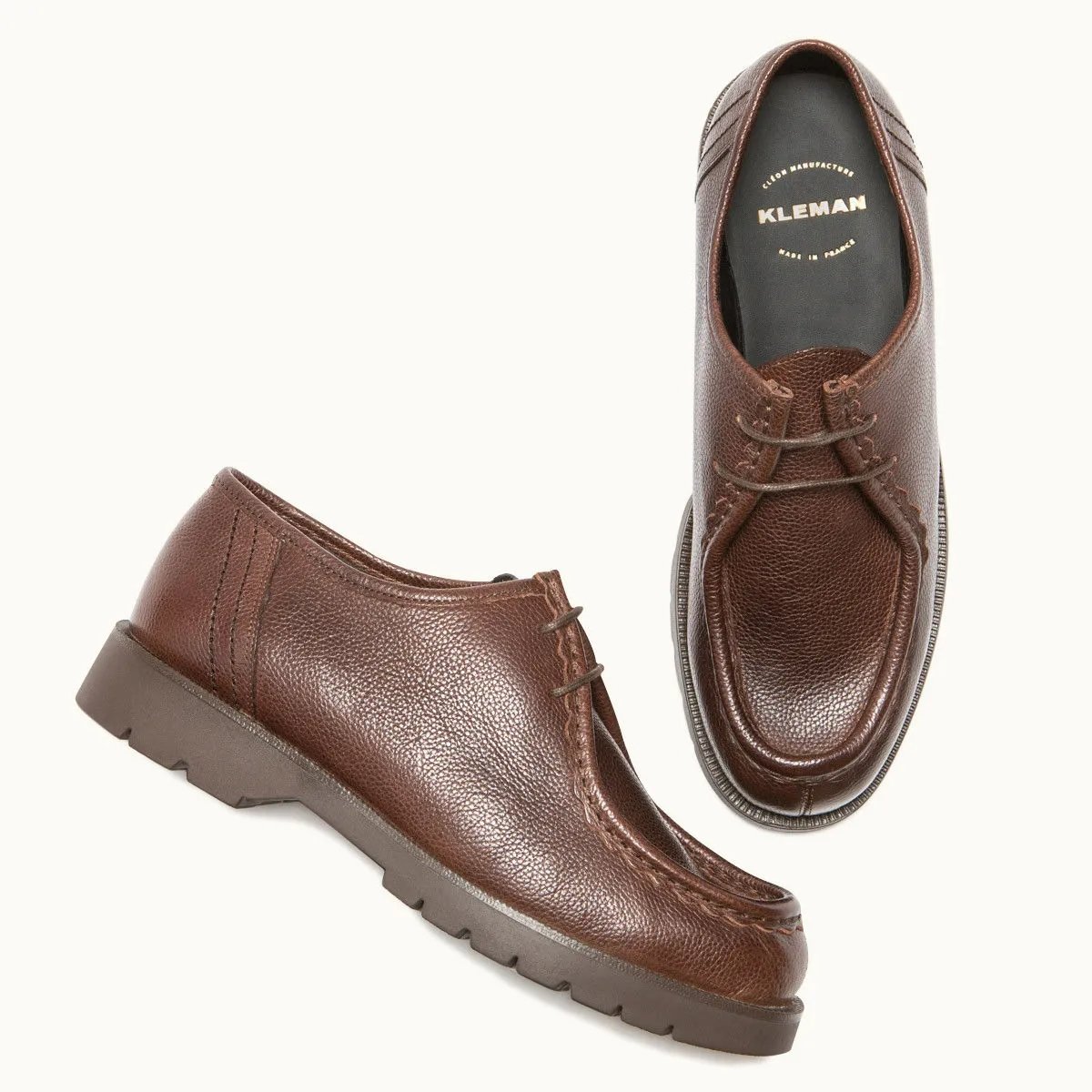 Kleman - Padror G VGT Cuir Café-Chaussures-LL14158