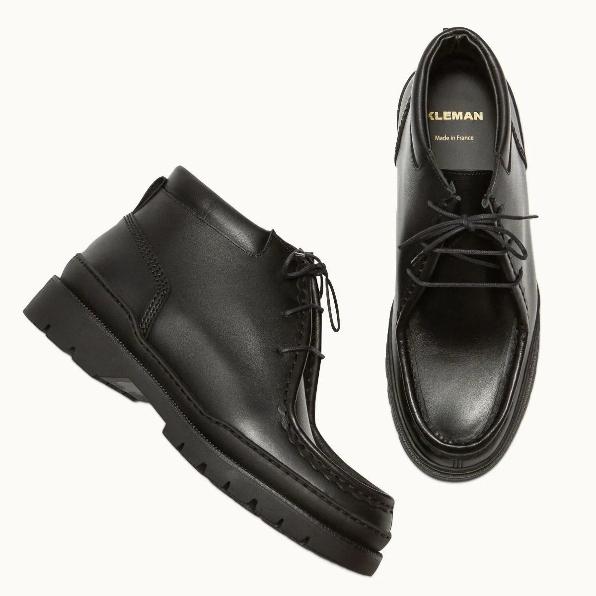 Kleman - Sapeur Cuir Noir-Chaussures-LL28102