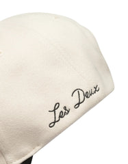 Les Deux - Contrast Baseball Cap - Ivory / Black-Casquette-LDM702057