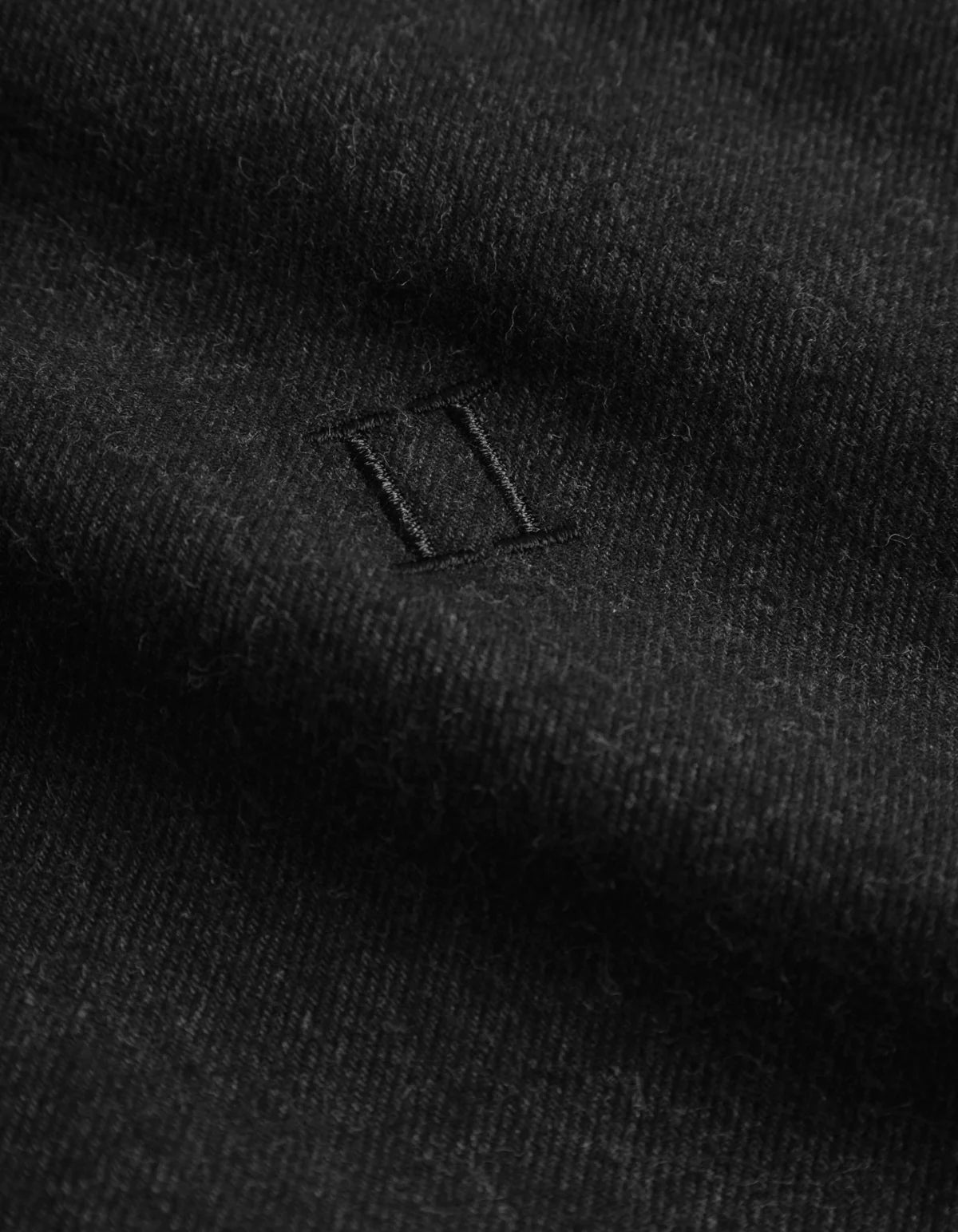 Les Deux - Desert Reg Shirt - Black Mélange-Chemises-LDM410169