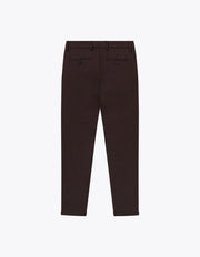 Les Deux - Como Reg Herringbone Suit Pants - Ebony Brown-Pantalons et Shorts-LDM501085