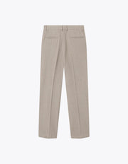 Les Deux - Como Reg Mélange Suit Pants - Dark Sand Melange-Pantalons et Shorts-LDM510099