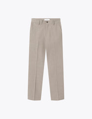 Les Deux - Como Reg Mélange Suit Pants - Dark Sand Melange-Pantalons et Shorts-LDM510099