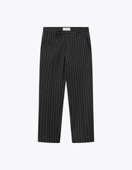 Les Deux - Como Reg Pinestripe Wool Mélange Suit Pants - Grey Melange/Ivory-Pantalons et Shorts-LDM510115
