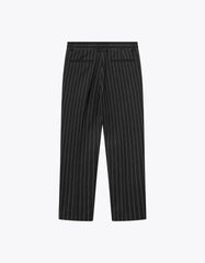 Les Deux - Como Reg Pinestripe Wool Mélange Suit Pants - Grey Melange/Ivory-Pantalons et Shorts-LDM510115