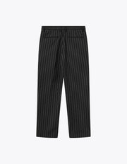 Les Deux - Como Reg Pinestripe Wool Mélange Suit Slacks - Grey Melange/Ivory-Pantalons et Shorts-LDM510119