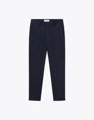 Les Deux - Como Wool Mélange Suit Pants - Dark Navy Melange-Pantalons et Shorts-LDM510116