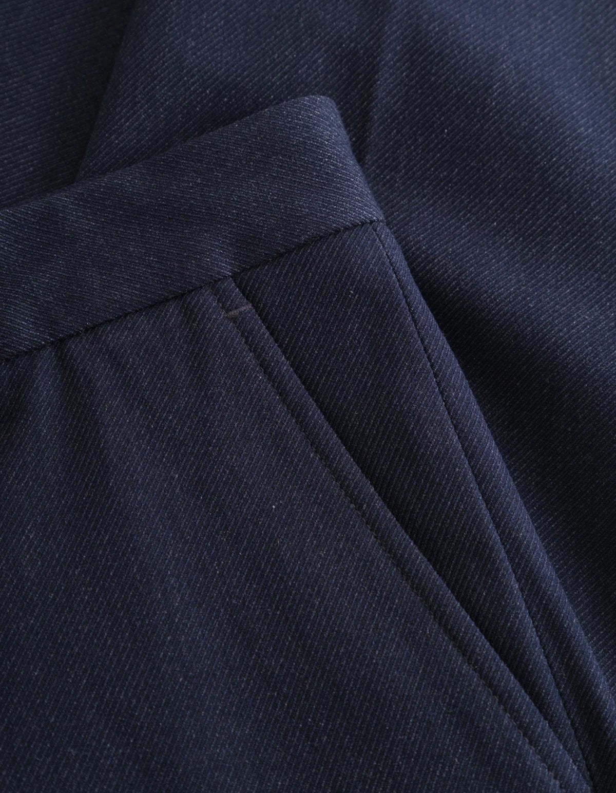 Les Deux - Como Wool Mélange Suit Pants - Dark Navy Melange-Pantalons et Shorts-LDM510116