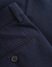Les Deux - Como Wool Mélange Suit Pants - Dark Navy Melange-Pantalons et Shorts-LDM510116
