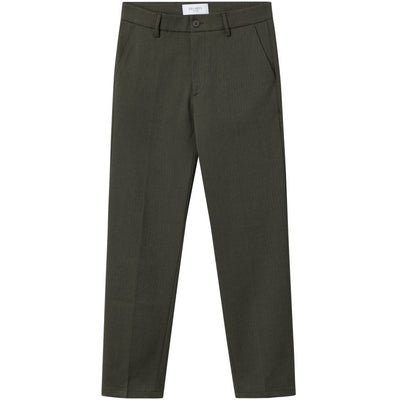 Les Deux - Malus Reg Suit Pants - Olive Night Black-Pantalons et Shorts-LDM501055