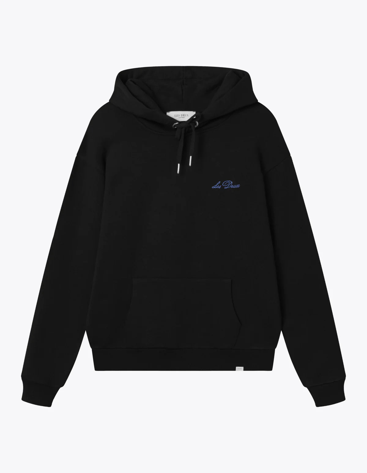Les Deux - Crew Hoodie - Black-Pulls et Sweats-LDM202010