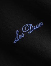 Les Deux - Crew Hoodie - Black-Pulls et Sweats-LDM202010