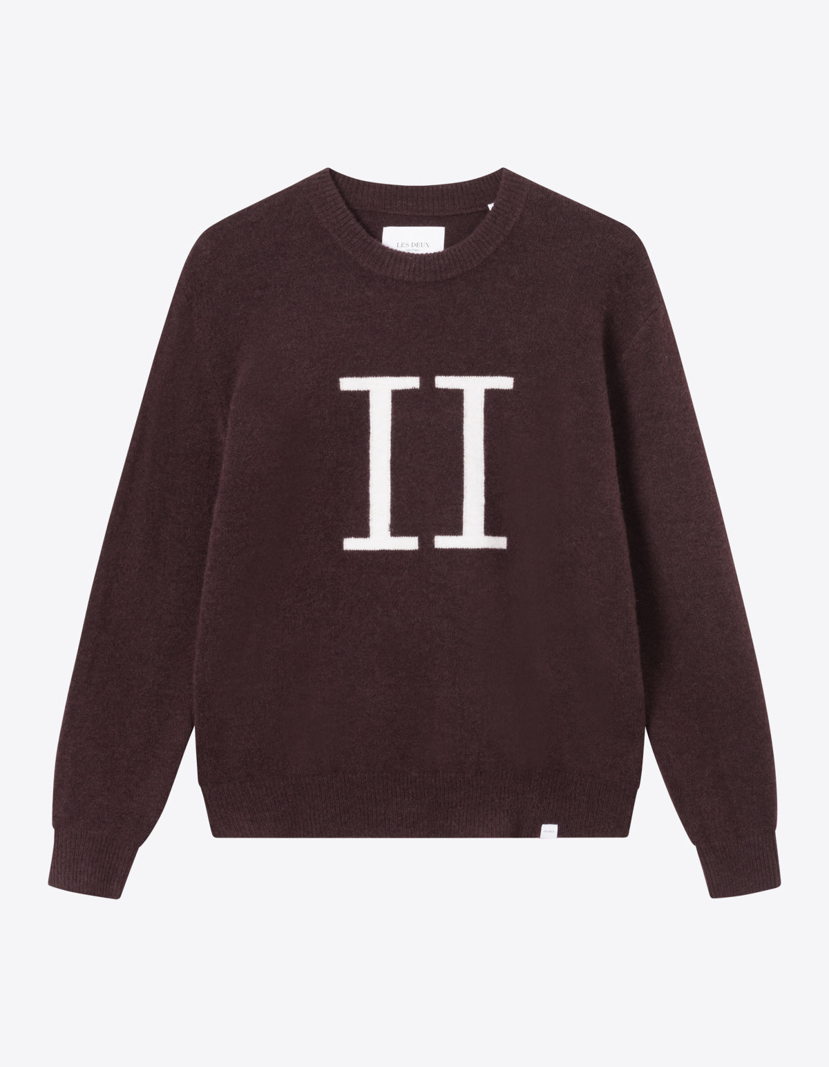 Les Deux - Encore Intarsia Recycled Knit - Sassafras/Ivory-Pulls et Sweats-LDM310033