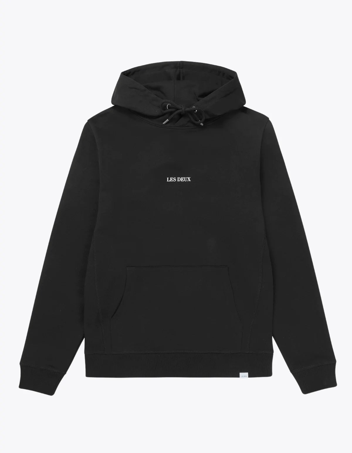 Les Deux - Lens Hoodie - Black / White-Pulls et Sweats-LDM201023