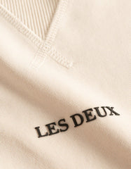 Les Deux - Lens Sweatshirt - Ivory Black-Pulls et Sweats-LDM200046