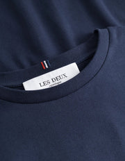 Les Deux - Piece T-Shirt - Dark Navy-T-shirt-LDM101123