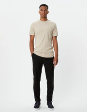 Les Deux - Aron Wool T-shirt - Dark Sand-T-shirts-LDM101070