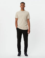 Les Deux - Aron Wool T-shirt - Dark Sand-T-shirts-LDM101070