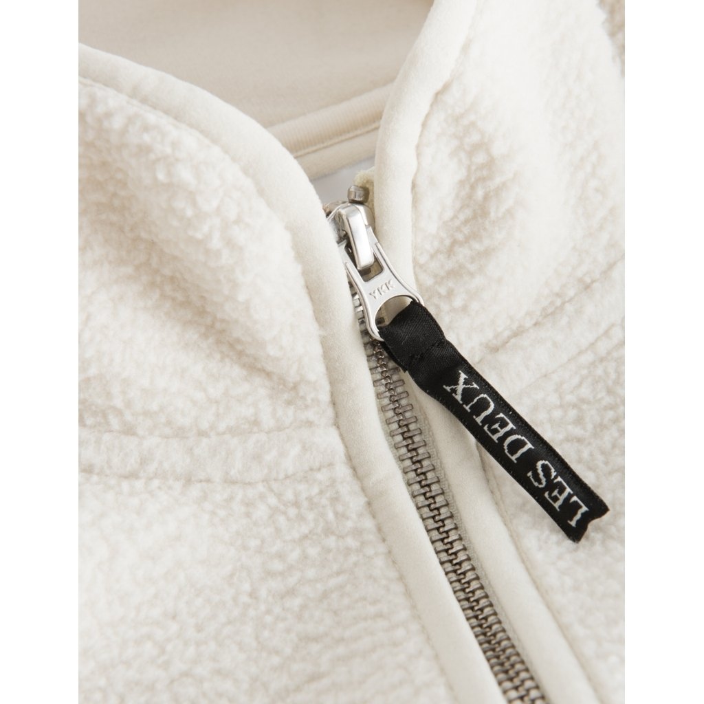 Les Deux - Duncan Pile Vest - Ivory-Vestes et Manteaux-LDM203023