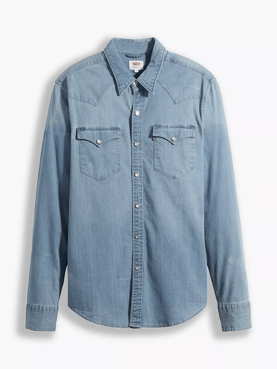 Levi's - Western Barstow Shirt - Hemp Indigo Rinse-Chemises-857440030