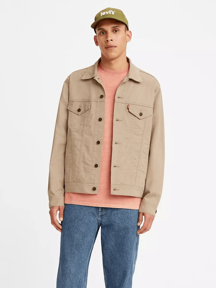 Levi's Strong - Vintage Fit Trucker Jacket - Haystack Neutral-Vestes et Manteaux-852480022