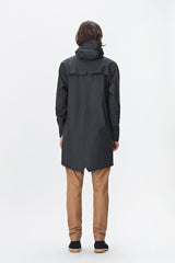Rains - Long Jacket - Veste longue imperméable noire - UNISEXE-Vestes et Manteaux-1202
