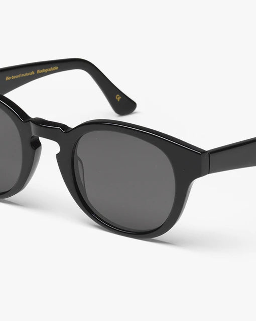 Colorful Standard - Sunglass 12 - Deep Black Solid/Black - Lunettes de soleil