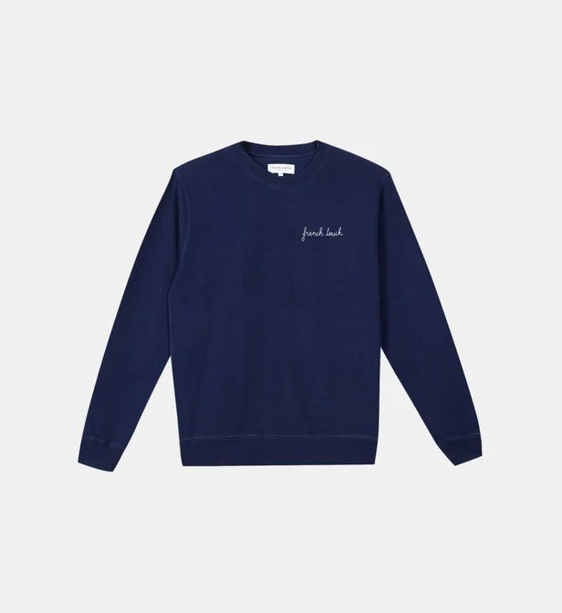 Maison Labiche Homme - Sweatshirt Charonne French Touch Navy - Bleu marine-Pulls et Sweats-
