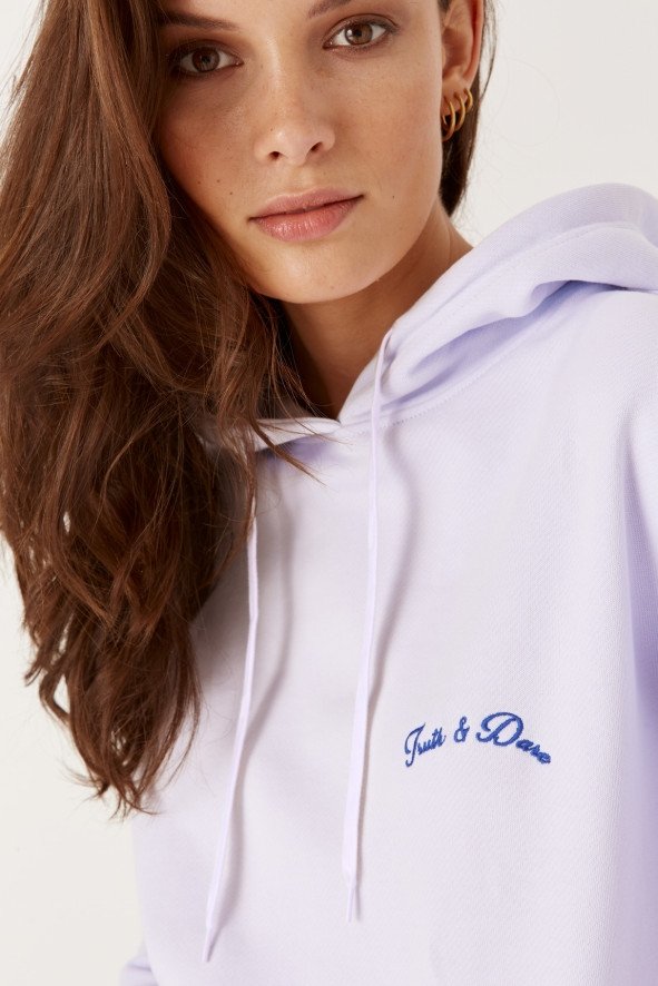 Maison Labiche unisexe - Hoodie Reaumur Truth and dare Gots - Lilac-Pulls et Sweats-MMREAUMURAMOUR