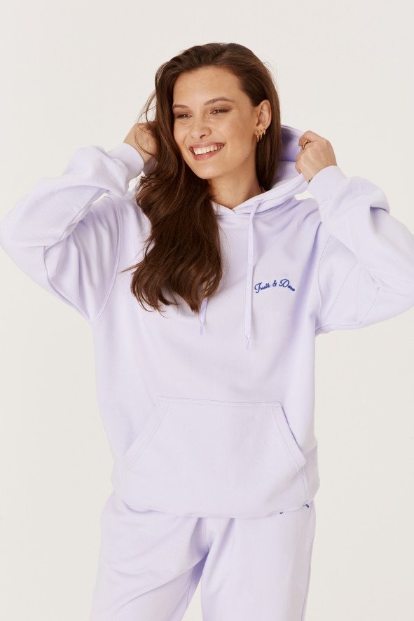 Maison Labiche unisexe - Hoodie Reaumur Truth and dare Gots - Lilac-Pulls et Sweats-MMREAUMURAMOUR