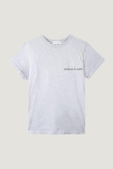 Maison Labiche Homme - T-shirt Poitou Creme de la Creme - Light Hearther Grey-T-shirts-