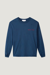 Maison Labiche - Roquette LS Tee French Touch Navy-T-shirts-MMROQUETTEFRENC