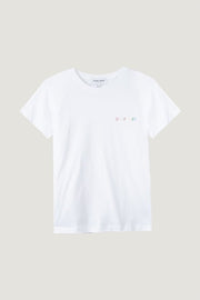 Maison Labiche Femme - T-shirt Saint Mich Good vibe - White-Tops-