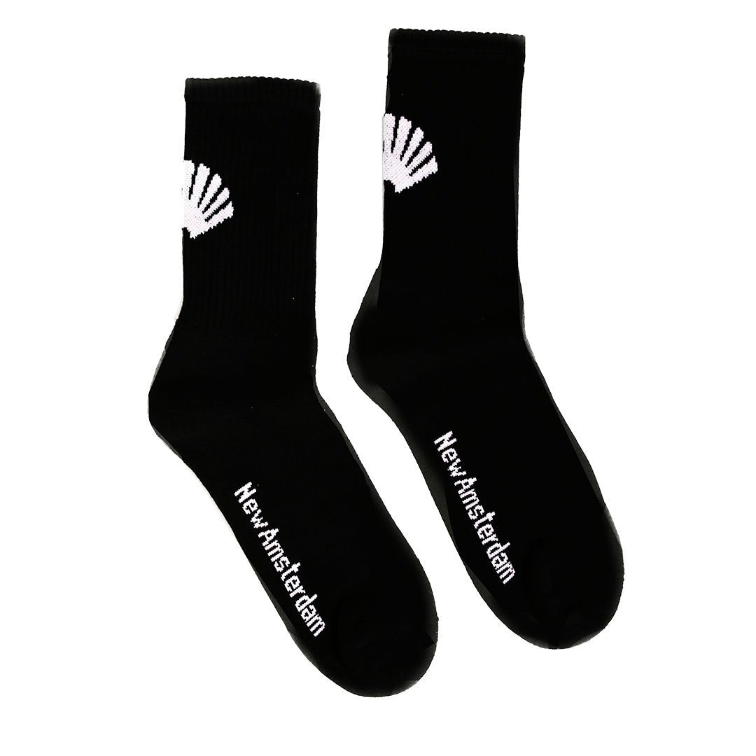 New Amsterdam - Chaussettes Logo Noir-Accessoires-