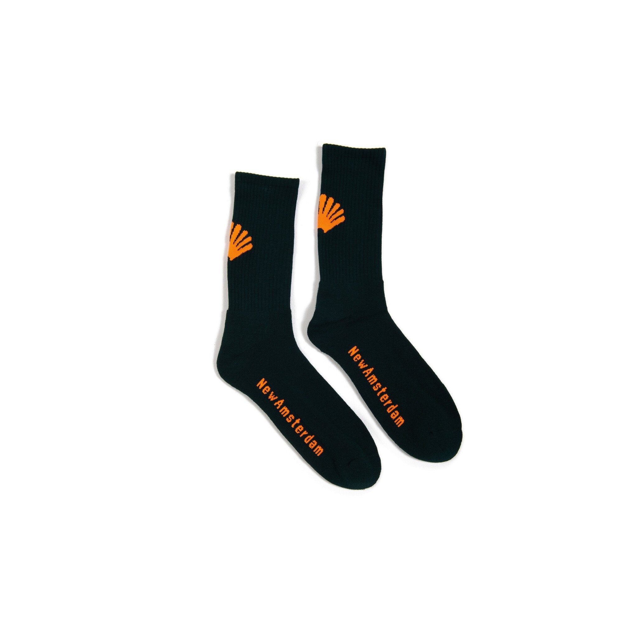 New Amsterdam - Chaussettes Logo Vert-Accessoires-232106004