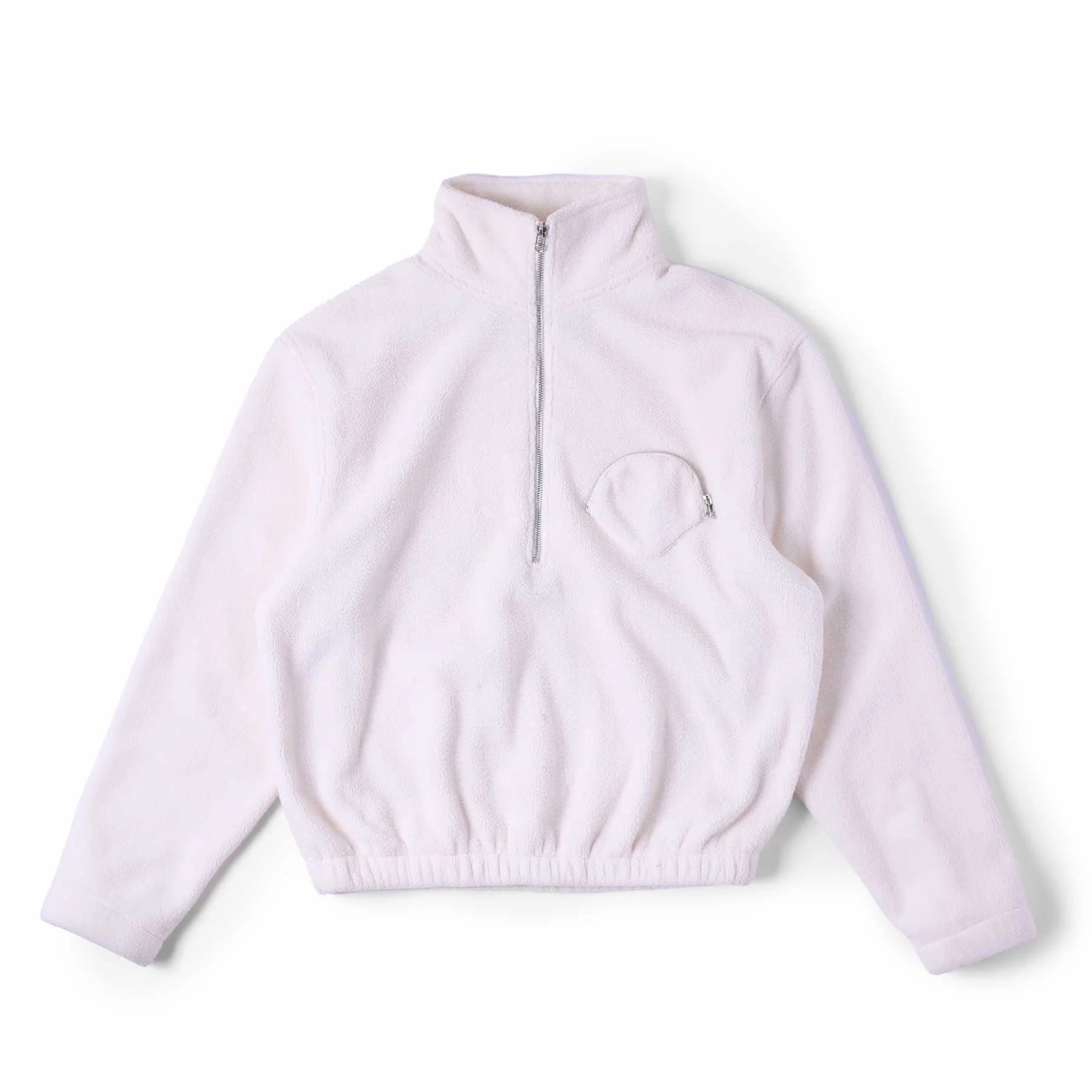 New Amsterdam - Oyster Fleece Off White - White-Pulls et Sweats-2302153001