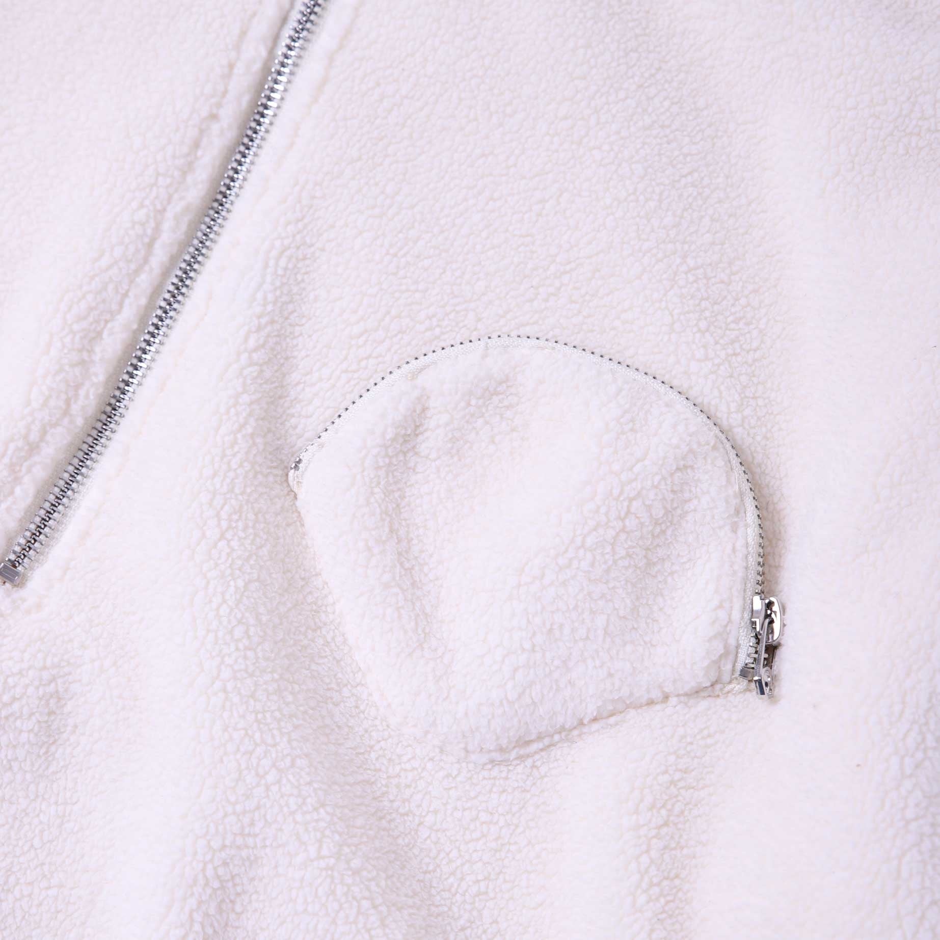 New Amsterdam - Oyster Fleece Off White - White-Pulls et Sweats-2302153001